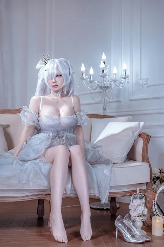 半半子 Cinderella 主题 COS 写真摄影图片