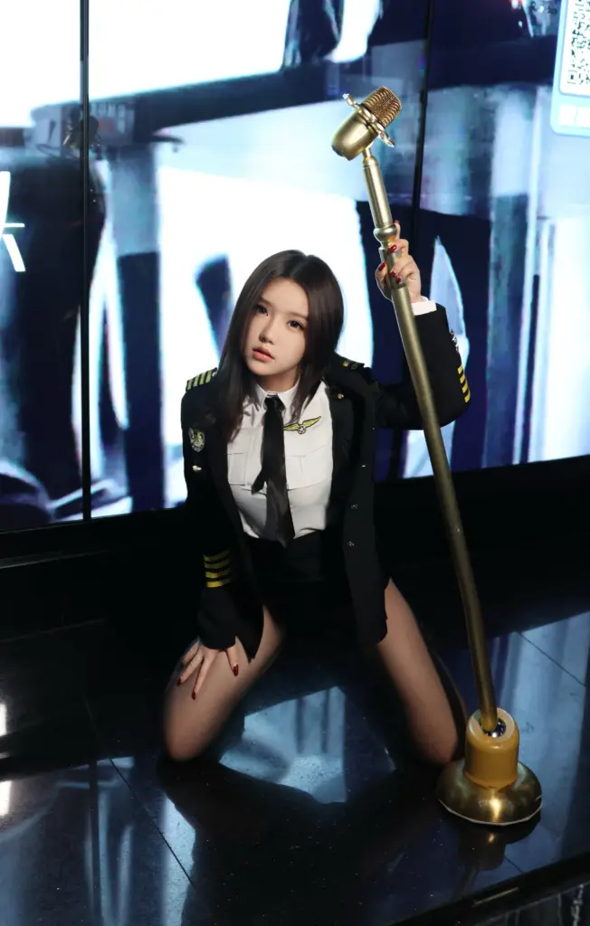 小薯条 nienie《迷情 KTV》主题写真摄影图片