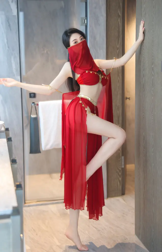 清妙秀人 No.8420 单腿抬起的舞娘写真