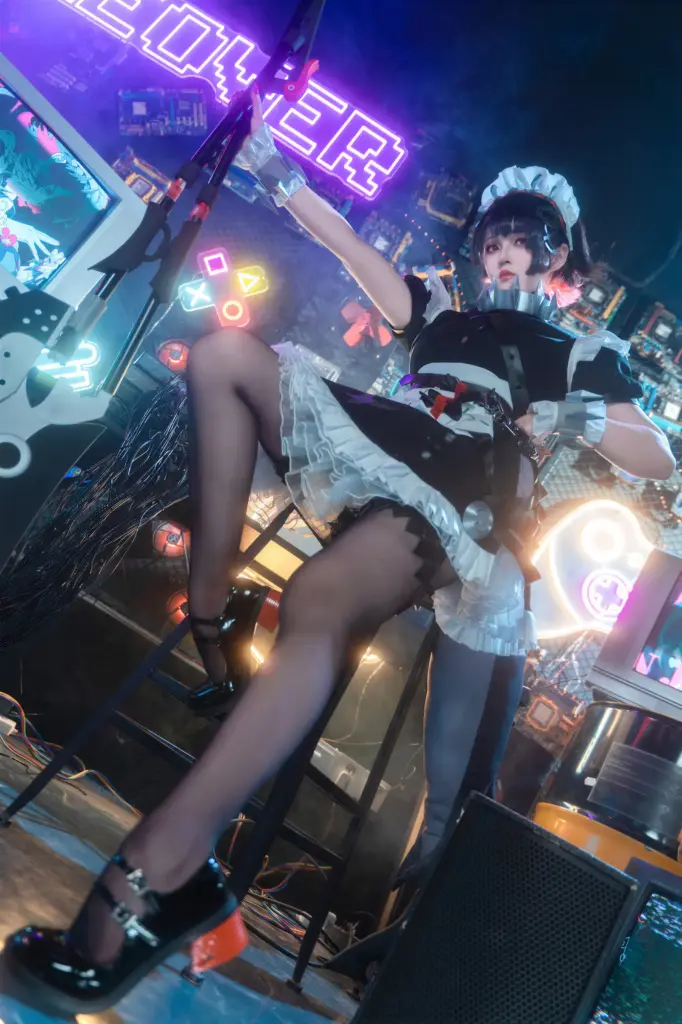 Natsuko 夏夏子 绝区零艾莲乔全套机械女仆 cos 写真