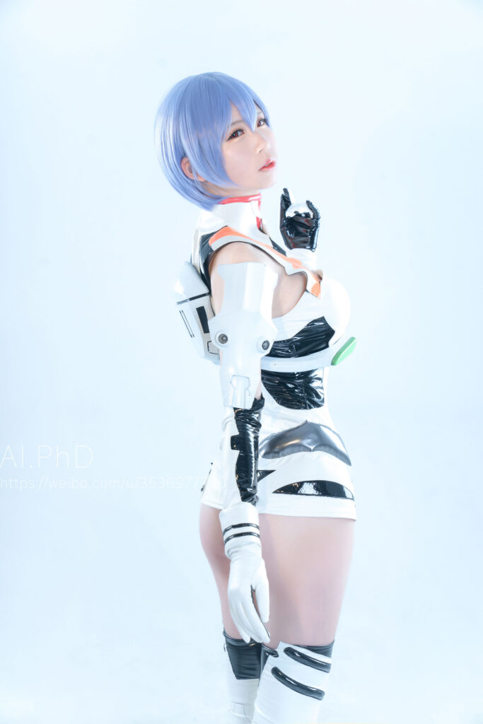 绫波丽 cos,爱老师 PhD 新世纪福音战士经典作战服人像实拍