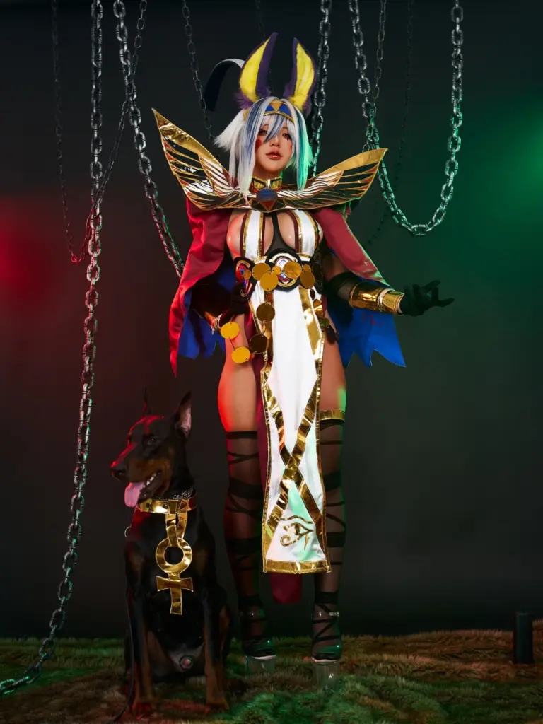 尼托克丽丝 cos,PuyPuy Fate 角色尼托克丽丝埃及神话风 cos 成片