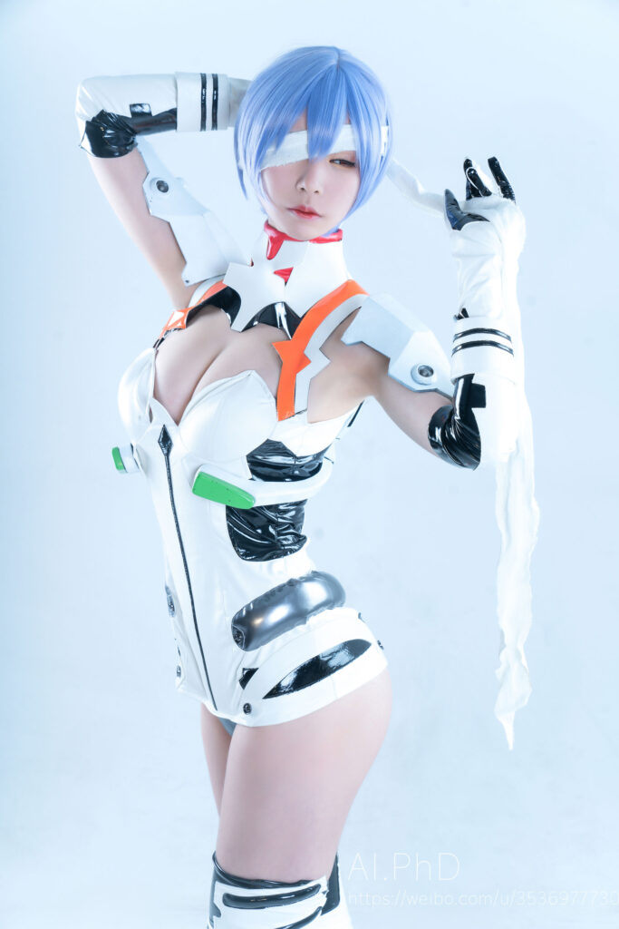 绫波丽 cos,新世纪福音战士紧身战斗服博主爱老师 PhD 特写写真