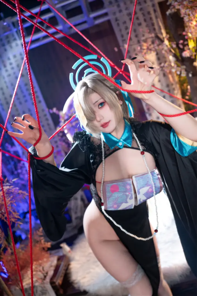 星澜是澜澜叫澜妹呀明日奈僵尸娘高清 cos 大片